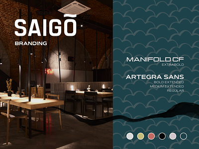 Saigo – Branding for Japanese Restaurant branding design graphic design identity illustrator japan logo logotype restaurant