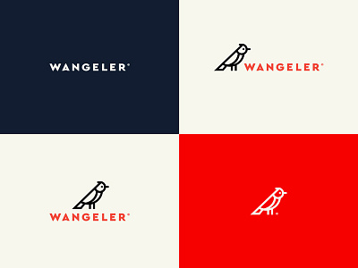 Wangeler variantes bird brand graphisme icon logo oiseau pictogramme suisse swiss