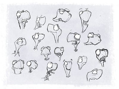Turtle Study animation cameron clark character design doodle expressions faces illustration photoshop sketch study