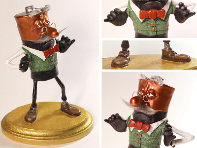 Old Man Coppertop Sculpture