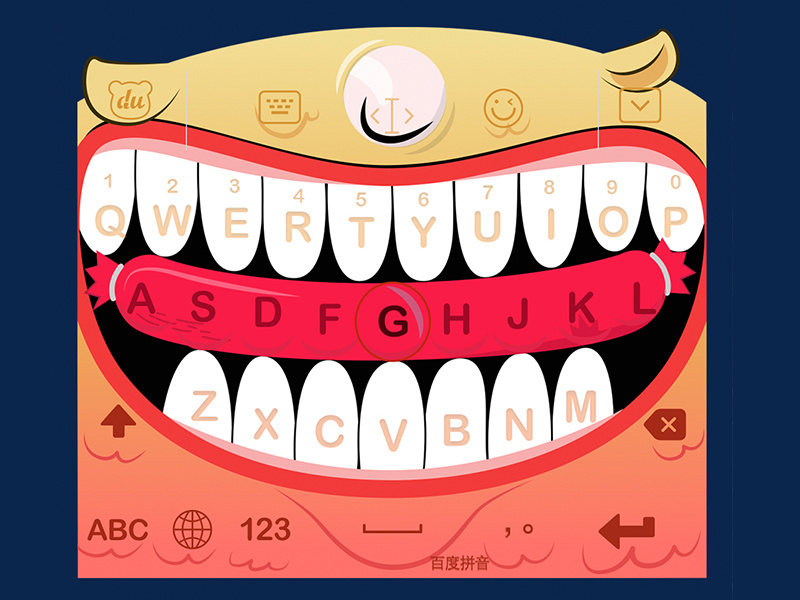monster keyboard by Niky on Dribbble