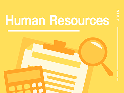 Company Notice-5 culture，humanresources design gui ui uidesign working yellow