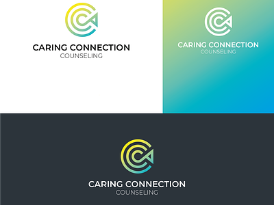 Caring Connection Counseling branding graphic design logo