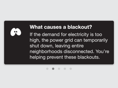 Blink (animation) animation blackout blink card delighter eyes out outage power power outage