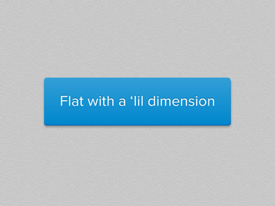 Flat With A 'lil Dimension blue button flat texture ui