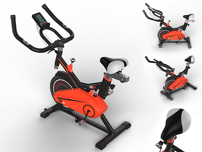 VR Cycling - Product Rendering branding cycle cycling design designing electronic exercise gym logo massager modelling rendering weight