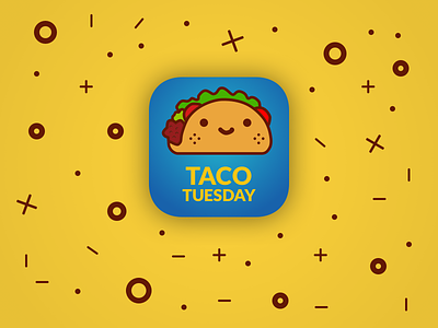 Daily UI 005/100 - App icon app dailyui icon icon app kawaii taco