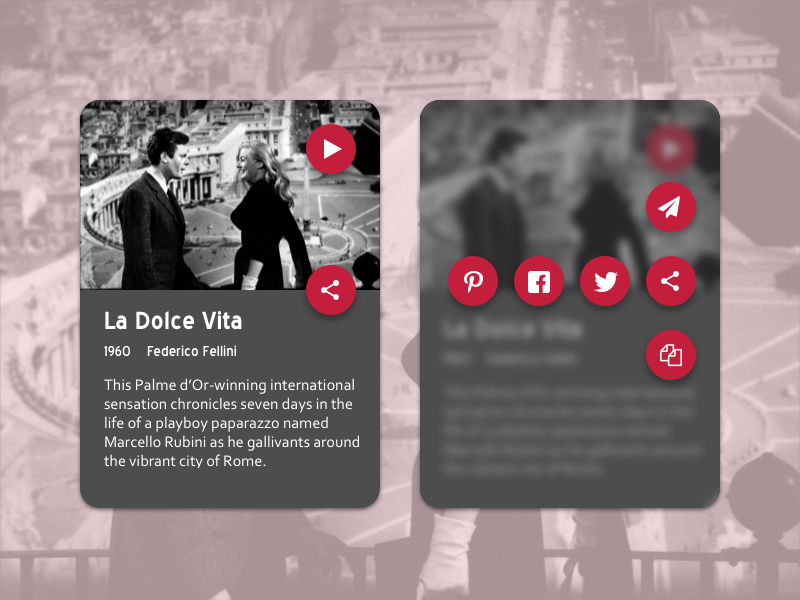 Daily UI 010/100 - Social Share film mobile share dailyui social share