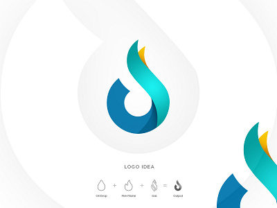 Oil & Gas Logo Concept branding clean logo logo design ui design. graphic design