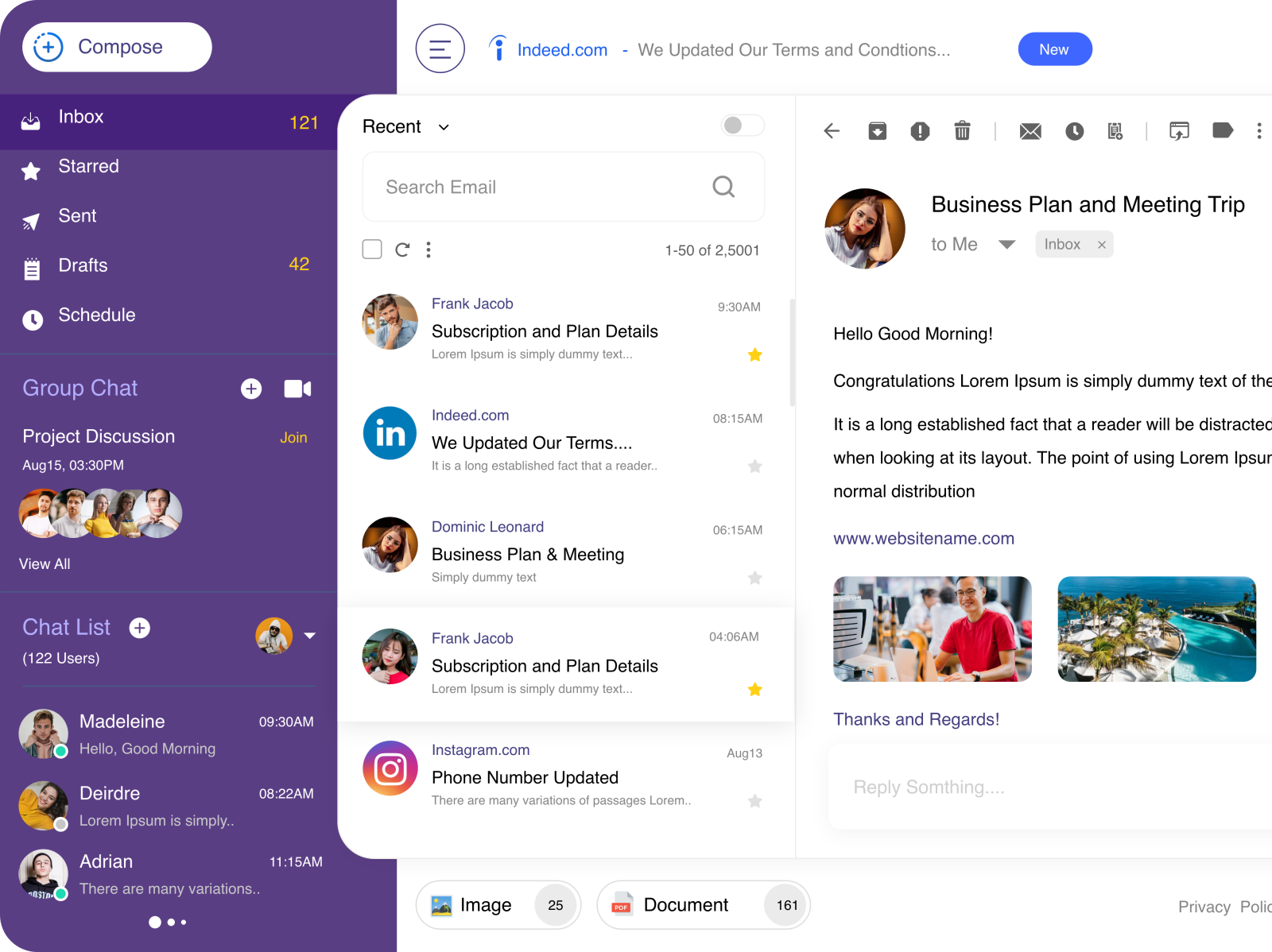 Mail Client by Mohammad Hossein Ziaee on Dribbble