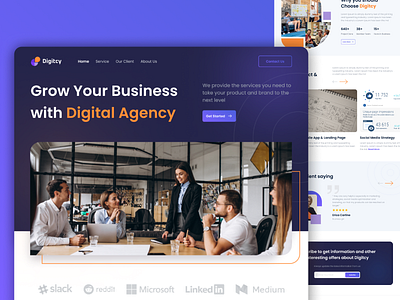 Digital Agency Landing Page