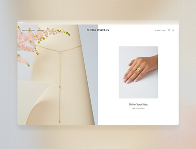 Sofija Jewelry — Website branding consulting design fashion identity jewelry logo minimal typeface website