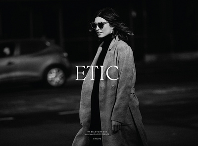 Etic — Brand Identity branding consulting fashion identity logo typeface website