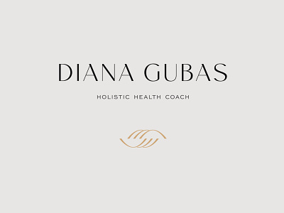 Diana Gubas — Identity branding coaching health holistic icon identity logo minimal typeface