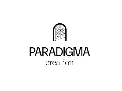 Paradigma Creation — Identity alchemy architect black branding identity illustration logo paradigm typeface