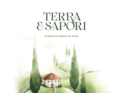 Terra e Sapori — Identity branding food gusto identity illustration italy logo packaging pasta typeface