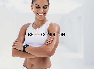 Re+Condition — Identity branding health identity logo medical minimal typeface