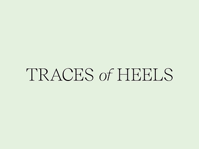 Traces of Heels — Logo