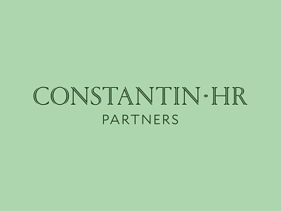 Constantin HR — Identity attorney branding business consulting identity logo minimal partners typeface