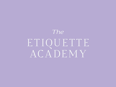 The Etiquette Academy — Identity