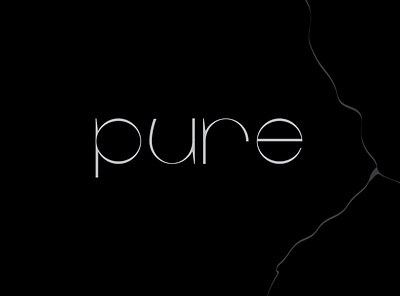 Pure — Identity black branding fashion identity jewel logo minimal typeface