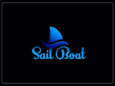 Sail boat logo branding design gradient logo graphic design illustration logo logo design sail boat ui ux vector