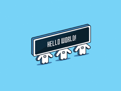 Hello World illustration