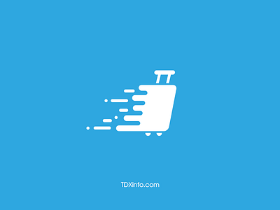 Concept Logo for tdxinfo blue branding design logo tdx web