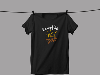 Camping t shirt design