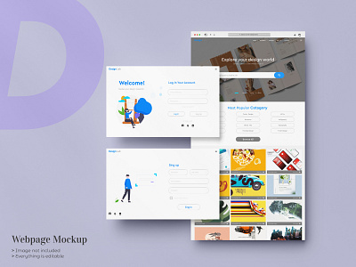 Website UI Design For "Design Lab" 3d adverising app design branding design graphic design illustration mock mockup ui ui ux web website design