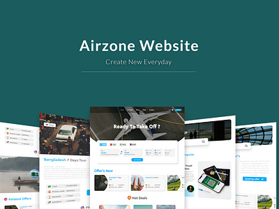 Airzone Website adobe xd adverising branding design graphic design illustration mockup ui ui design ux ux design web web design website