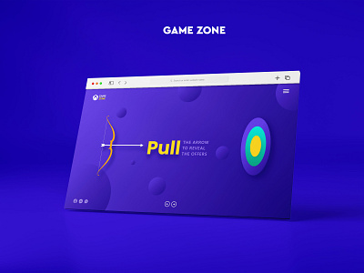 Game Zone adverising animation branding design graphic design illustration mockup prototypr ui ui design ux ux design vector web design website