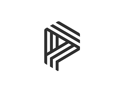 Ply brand branding lines logo mark p ply plywood scott