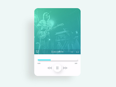 DailyUI #009 - Music player app clean dailyui 009 illustration music player ui