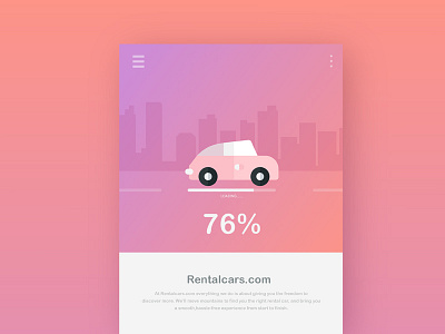 Daily UI #076 - Loading... bar car daily dailyui download loading progress ui ux