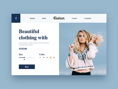 Fashion - Cart cart collection colors design dress minimal new type typo ui ux