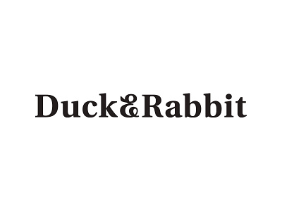 Duck&Rabbit ampersand bunny duck rabbit type