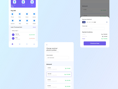 E-Wallet Mobile UI UX Design