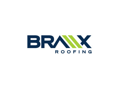 BR v2 angles blue construction contractor extended green logo roof roofing sans serif trade gothic