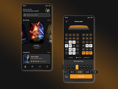 Cicket - Ticket to the Cinema Reservation Mobile App