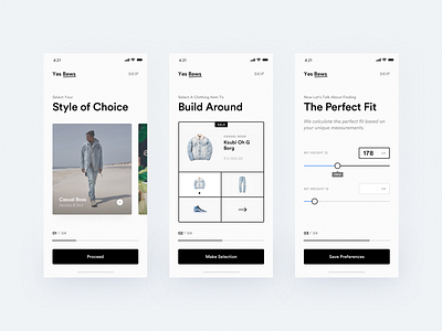 Shopping Assistant iOS App - Onboarding