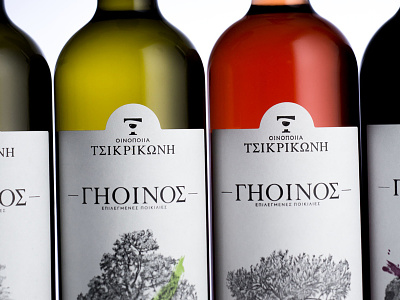 Wine Label Design for Tsikrikonis Winery artware greekwine greekwinery label tsikrikonis wine