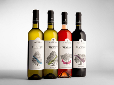 Wine Label Design for Tsikrikonis Winery