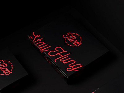 Fluorescent ink packaging for Grill Bar