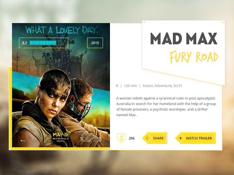 mad max fury road imdb