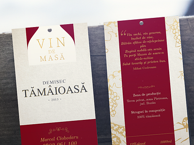 Wine Card card design golden grapes print red wine