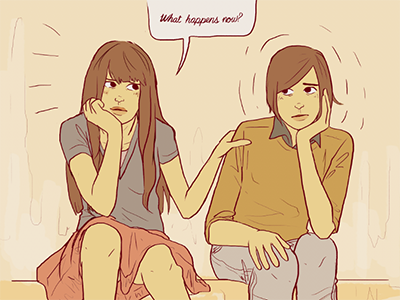 we'll figure it out comic illustration siblings