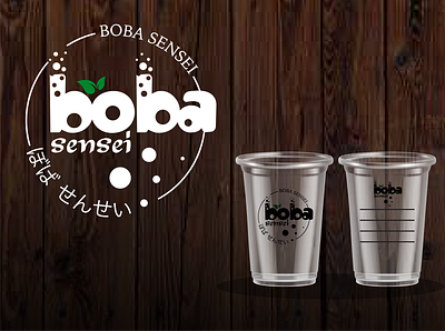 Boba Sensei logo design boba branding desain grafis drink graphic design logo logo branding logo design product design vector