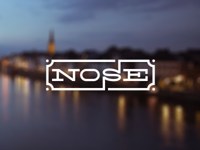 Nose identity logo print