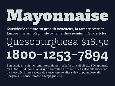 Mayonez typeface